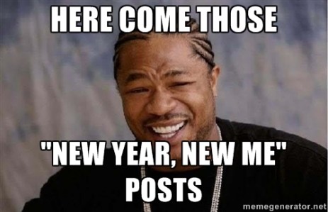 Yep, this is one of those posts. But please, bear with me. A sistah's trying to make some changes for the better.